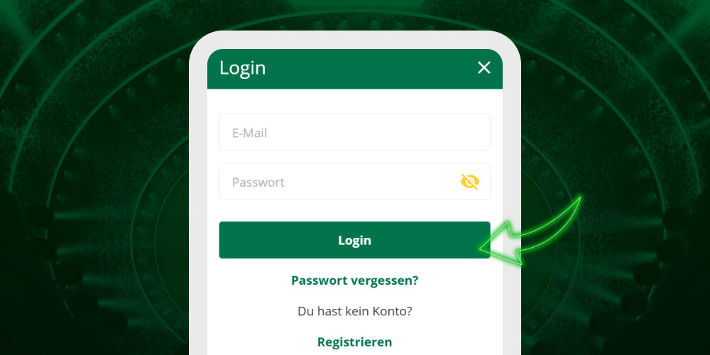 Klik op de knop "Aanmelden"
